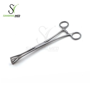 Pince à saisir les poumons et les tissus Collin Duval en acier inoxydable de qualité médicale 20mm X 23cm Instruments de chirurgie générale certifiés ISO - Product Image 6