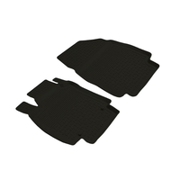 Tapis de sol de voiture en caoutchouc de 10 mm compatibles Renault Clio IV 2019-2025, ensemble de 5 pièces sur mesure à rebord profond, imperméables