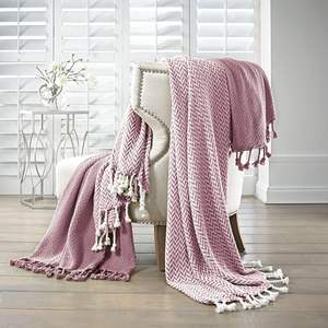 Manta de algodón suave de moda para todas las estaciones, manta tejida a mano, nuevo diseño, mantas con logotipo personalizado - Product Image 2