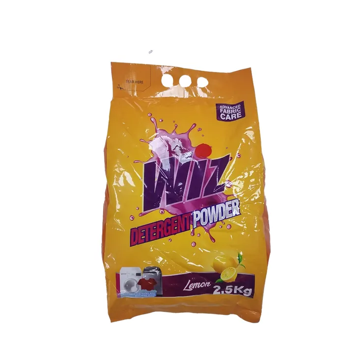 Reliable Market Supply of 2.5kg Wiz Laundry Detergent Powder for Machine Clothes Washing at Excellent Market Price