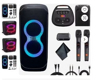 OUTDOOR PartyBox Ultimate 1100W Portable <b>Speaker</b> Wi-fi & Bluetooth Connectivity Splashproof + <b>Wireless</b> Two Microphone System - Product Image 1