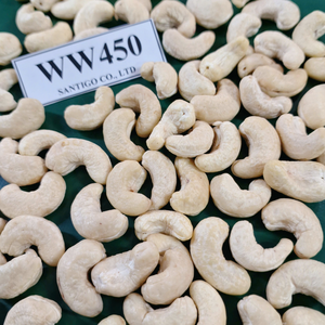 Emballage de marque privée noix de cajou brutes Kaju Badam SANTIGO noix de cajou WW450 première qualité - Product Image 1