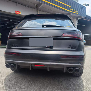 Kit de cuerpo de fibra de carbono Runde para 2018-2023 <span class=keywords><strong>Audi</strong></span> Q5 Kit de cuerpo de fibra de carbono labio delantero con difusor trasero de luz alerón faldas laterales - Product Image 4