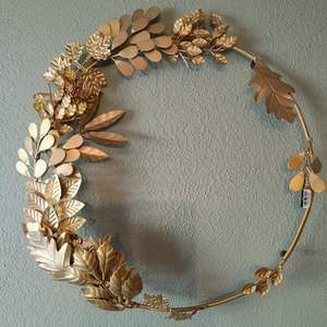 Ensemble de design de feuille florale en métal, parfait pour la décoration murale de la maison, fabriqué à la main par des artisans qualifiés - Product Image 2