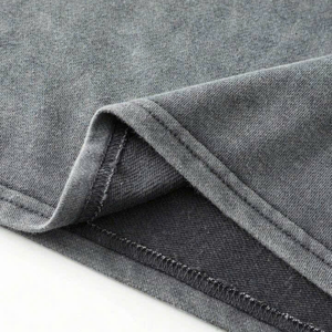 Parche bordado personalizado unisex, transpirable y absorbente de humedad, Camiseta extragrande para hombre, lista para usar - Product Image 3
