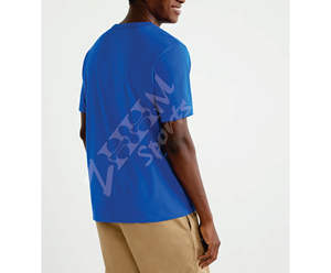 Camiseta de cuello redondo de algodón 100% para hombre, Camiseta lisa de 220 gramos de alta calidad, estilo informal, logotipo frontal, patrón sólido, ecológico, rápido - Product Image 4