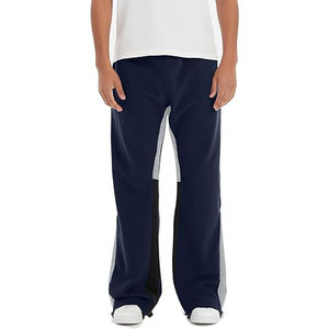 กางเกงขาบานแบบลำลองสำหรับผู้ชายกางเกงขาบานแบบยืดได้ผ้าแคนวาสแนวสตรีทผ้าคอตตอน100% ตามสั่ง - Product Image 4