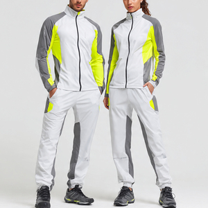 Vêtements de sport, survêtement d'entraînement pour hommes et femmes, veste zippée de football, pantalon d'entraînement de jogging, survêtement imprimé de football unisexe - Product Image 1