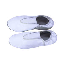 Zapatos de Ballet de Piel Sintética con Suela de Goma para Mujer y Hombre - Zapatos de Entrenamiento de Ballet Suaves con Logotipo Personalizado para Uso en Estudio de Danza