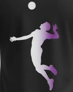 Ensemble de maillot et short de sport personnalisé noir et violet en polyester respirant imprimé par sublimation, uniforme d'équipe pour l'entraînement - Product Image 5