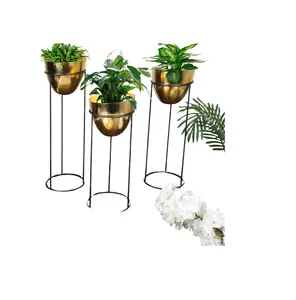 Luxury Quality Plant Decor Multiple Shaped Metal Planters And Pots Garden Supplies Succulent Plants Indoor Home Decor Design