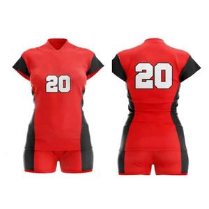 Short de volley-ball personnalisé en usine Sweat-shirt de volley-ball imprimé par sublimation Design uniforme pour femmes - Product Image 1