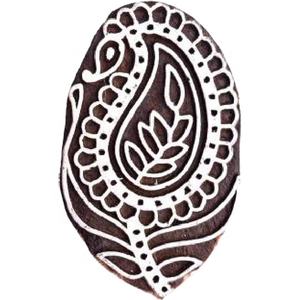 New Arrival Handmade Wooden Blocks Printing Henna Craft Paper <b>Stamp</b> Wooden <b>Hand</b> Carved <b>Stamp</b> - Product Image 1