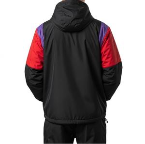 Survêtement coupe-vent coupe-vent haute qualité, écologique, respirant, coupe ajustée pour hommes, ensemble 2 pièces avec logo personnalisé en nylon à fermeture éclair, vente en gros - Product Image 4