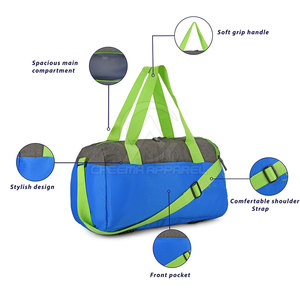 Bolsa de lona premium adecuada para viajes, gimnasio, fitness, deportes y escapadas de fin de semana con interior espacioso y estructura equilibrada - Product Image 6