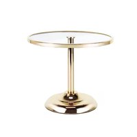Présentoir à gâteau en métal doré Design de luxe Partyware Dessert Display Stand Glass Dome Cover for Home & Bakery Accessories