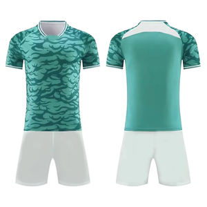 Ensemble d'uniformes de football d'été de haute qualité, respirant, maillot et short de football légers, séchage rapide, respectueux de l'environnement - Product Image 1