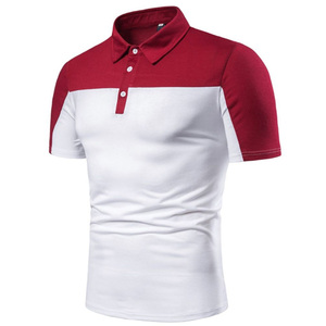 EW style-camisetas con cuello tipo polo para hombre, Camisa de algodón con logotipo bordado - Product Image 1