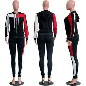 Colorful Printed 100% Cotton Ladies Sweat Suits 2-Piece Winter Tracksuit <b>Women</b> Jogging Tracksuit Set For <b>Women</b> Plus Size Custom - Product Image 4