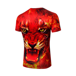 ผู้ชายเสื้อยืดลําลอง 100% โพลีเอสเตอร์ระเหิด 3D พิมพ์ Marvel Hero T เสื้อทั่ว Sublimated TShirt - Product Image 5