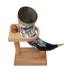 Cuerno Vikingo Auténtico para Beber, Hecho a Mano, Personalizable, Diseño Rústico de Animales, Técnica Tallada, Ecológico, Alta Calidad, Estilo Nórdico - Product Image 2