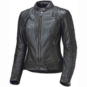 Chaquetas de mujer Chaquetas de cuero de bombardero hechas a medida para mujer con diamantes de imitación Señoras de moda al aire libre Moto Motocross - Product Image 4