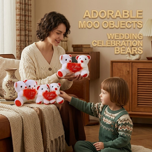 Orsacchiotto Romantico OEM della Fabbrica Aika, Giocattolo Promozionale in Peluche Confezionato Sottovuoto - Product Image 5