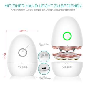 Afeitadora Eléctrica Inalámbrica para Afeitado en Seco y Húmedo, para Cara, Piernas, Axilas y Área del Bikini, Resistente al Agua - Product Image 3