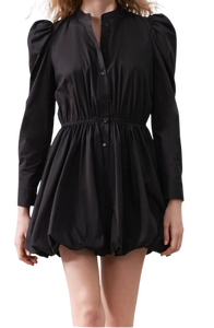 Venta de exportación Mini vestido negro de crepé Premium para atuendo sexy de mujer occidental disponible a los mejores precios - Product Image 3