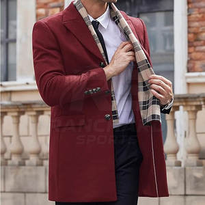 <b>Men</b> Long <b>Coat</b> Casual Winter <b>Coat</b> Outdoor <b>Coat</b> <b>Men</b> Long <b>Coat</b> Stylish Autumn Winter Outerwear <b>Men</b> Long <b>Coat</b> - Product Image 3