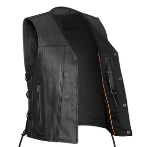 Gilet en cuir pour moto, personnalisé, prix de gros, collection 2026 - Product Image 6