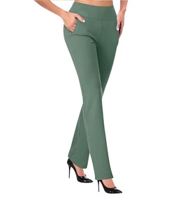 Nouvelle tendance femmes au crochet Oxford robe pantalon séchage rapide plat droit bureau formel réunion d'affaires décontracté respirant - Product Image 6