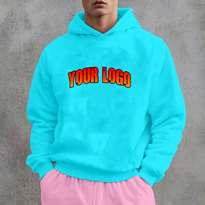 เสื้อฮู้ดดี้แบบเรียบง่าย สไตล์ยูนิเซ็กซ์ ทรงโอเวอร์ไซส์ สำหรับฤดูหนาว แฟชั่นสตรีทแวร์ แบบสวมหัว มีกระเป๋าจิงโจ้ ผ้าฝ้าย 100% กำลังเป็นที่นิยม - Product Image 1