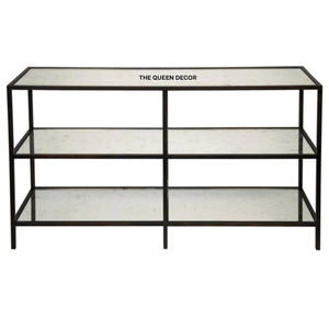 Nouvelle table console en métal de conception moderne avec finition dorée antique de qualité supérieure et design élégant pour l'entrée et le salon - Product Image 6