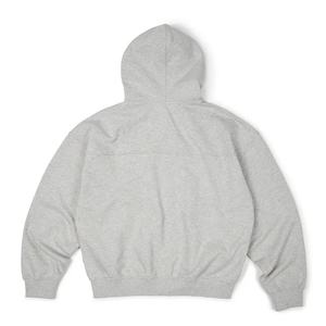 Custom Logo Front Oversized Heavyweight Full <b>Zip</b> <b>Hoodie</b> Men's 100% Cotton Quick Dry <b>Pocket</b> Winter Streetwear Wholesale - Product Image 6