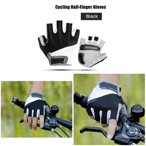 Guantes de Halterofilia Unisex de Medio Dedo, Neopreno, Agarre Extra, Transpirables, Cómodos, con Palma Acolchada, para Entrenamiento - Product Image 4