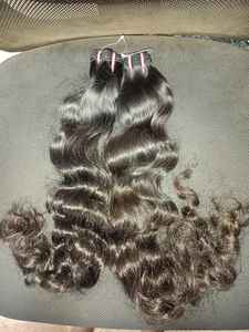 Cheveux de temple indiens vierges Remy de haute qualité, excellents cheveux humains de couleur naturelle - Product Image 4