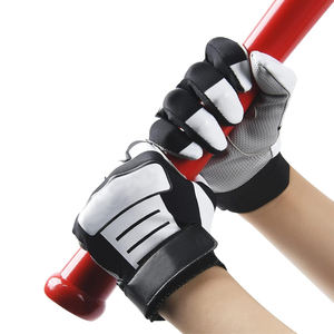 Gants de frappe de baseball à manchette longue Personnaliser la conception de logo Gants de frappeur en cuir de vachette respirants de haute qualité - Product Image 4