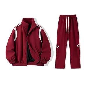 Venta al por mayor de chándales cortavientos personalizados transpirable ligero chaqueta y pantalones de Fitness ropa de gimnasio para hombres y mujeres - Product Image 2