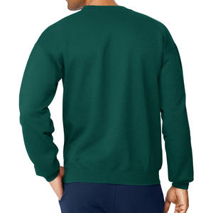 Sweat-shirts à manches longues pour hommes de haute qualité 100% coton Logo personnalisé OEM vente en gros vierge mode polaire équipage automne - Product Image 5