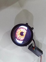 Universel Clignotant Démon Yeux Diable Led Phare Lentille 12V 3 Pouces Bi Led Projecteur Voiture Led Phares Oeil Lumière