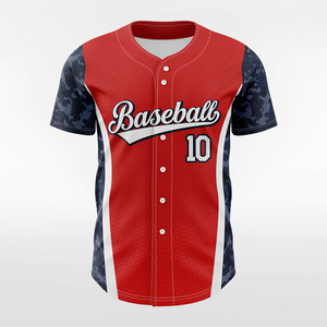 100% Polyester tissu à séchage rapide formation maillot de Baseball personnalisé athlétique équipe de Baseball maillot nouveau Design 2025 - Product Image 1