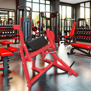 Equipo de gimnasio de acero de alta calidad de estilo italiano Venta Nuevo equipo de fitness comercial para bíceps sentados de fuerza Incluye pierna - Product Image 5