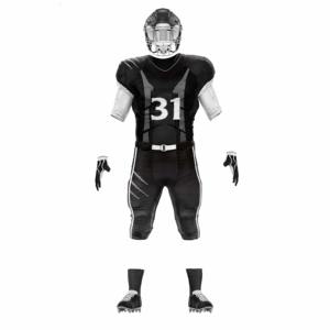 Uniforme de football américain adulte personnalisable de haute qualité ensemble respirant grande taille technique de sublimation personnalisation du nom de l'équipe - Product Image 5