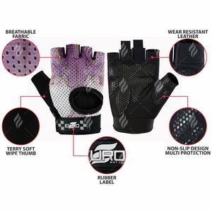 Gants de sport unisexes demi-doigts pour la musculation et le cyclisme avec doublure absorbant la transpiration et résistance à l'abrasion durable - Product Image 6