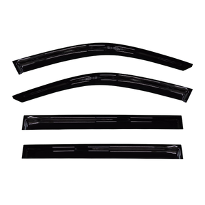 Pare-soleil de fenêtre de voiture en acrylique transparent noir fin pour Mercedes-Benz GL-Class / GLS X166 2013-2019, 4 pièces, ruban adhésif 3M - Product Image 1