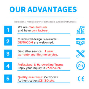 Sistema Avanzado de Placas de Bloqueo, Juego de Instrumentos Dentales Manuales de Acero Inoxidable para Elevadores de Raíces de Luxación, Alta Calidad, CE - Product Image 5