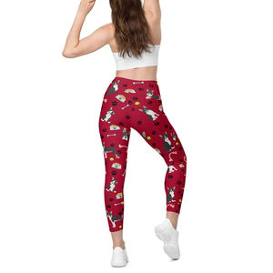 Mallas de Yoga de cintura elástica de compresión mallas de gimnasio de Yoga personalizadas para mujer mallas de entrenamiento de cintura alta Súper suaves para la venta - Product Image 5