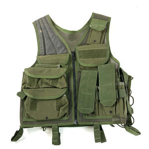 Gilet tactique pour l'entraînement physique Sangles réglables Plusieurs poches Impression de logo personnalisé Tissu léger durable - Product Image 1