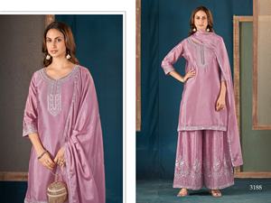 ผ้าชินอนสำหรับผู้หญิงความยาวถึงเข่าทรงปกติทรงพอดีตัวแบบใหม่ด้านล่างของอินเดียสำหรับใส่ทำงานปักสไตล์ดั้งเดิมคุณภาพพรีเมี่ยม - Product Image 3